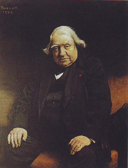 Leon Bonnat Portrait of Ernest Renan, oil painting image